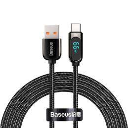 Baseus CASX020101 USB kábel 2 M USB A USB C Fekete