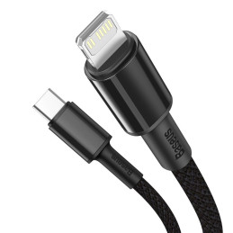 Baseus CATLGD-01 USB kábel 1 M USB C Lightning Fekete