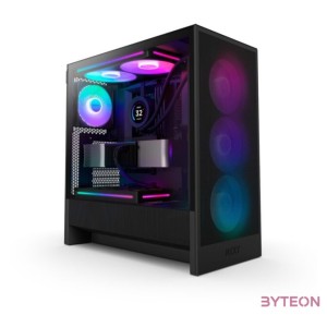 NZXT PC case H5 Flow RGB 2024 black