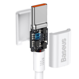 Baseus Superior USB kábel 1 M USB 2.0 USB C Fehér