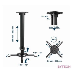 GEMBIRD Adjustable ceiling mount
