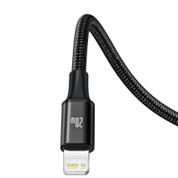 Baseus Rapid 3-in-1 USB kábel 1,5 M USB A USB C.Micro USB A/Lightning Fekete