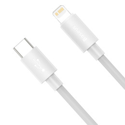 Baseus TZCATLZJ-02 USB kábel 1,5 M USB C Lightning Fehér