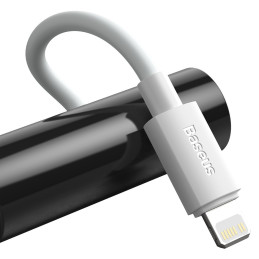 Baseus TZCATLZJ-02 USB kábel 1,5 M USB C Lightning Fehér