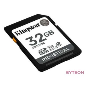 KINGSTON 32GB SDHC Industrial C10 UHS-I