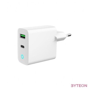 GEMBIRD 2-port 20W USB fast charger LED