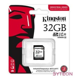KINGSTON 32GB SDHC Industrial C10 UHS-I