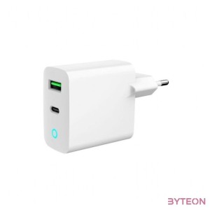 GEMBIRD 2-port 20W USB fast charger LED