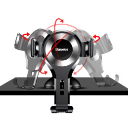 Baseus Osculum Gravity telefontartó telefonhoz (ezüst)