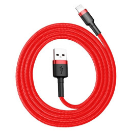 Baseus Cafule 2.4A Lightning USB-kábel 1 m (piros)