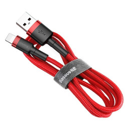 Baseus Cafule 2.4A Lightning USB-kábel 1 m (piros)