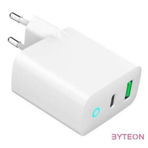 GEMBIRD 2-port 20W USB fast charger LED