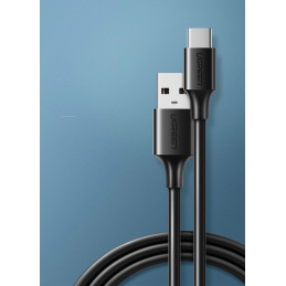 USB-USB-C UGREEN kábel 2 m (fekete)