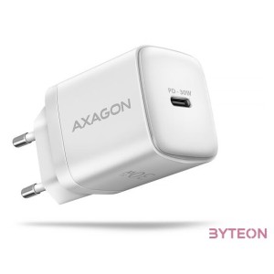 Axagon ACU-PD30W 30W PD 3.0 QC Type-C fehér hálózati töltő