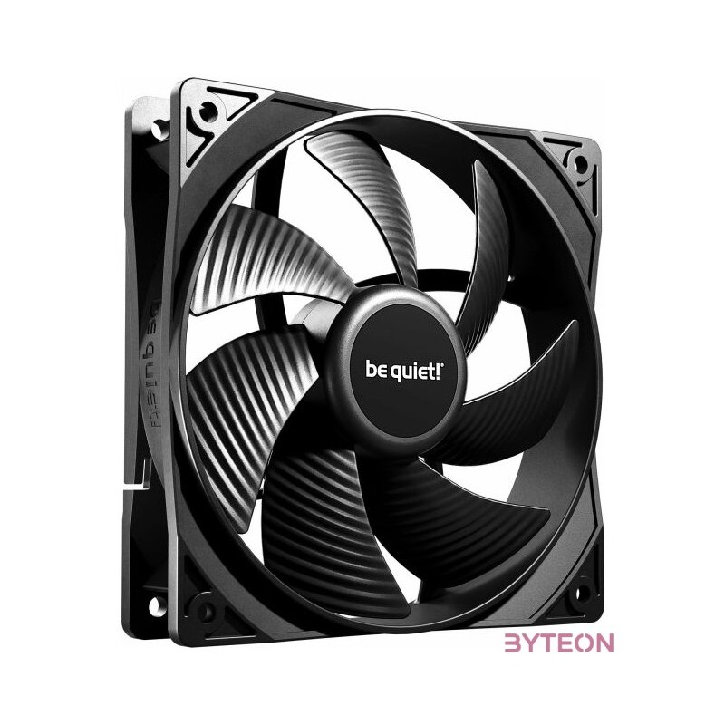 Be Quiet Cooler 12cm - PURE WINGS 3 120mm PWM (1600rpm, 25,5dB, fekete)