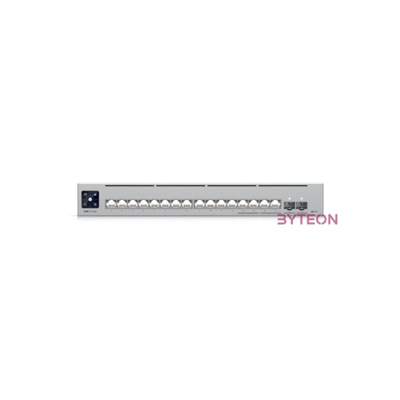 Ubiquiti USW-Pro-Max-16 12port GbE LAN 4x2.5GbE Multi-Gigabit LAN 2x SFP port L3 menedzselhető switch