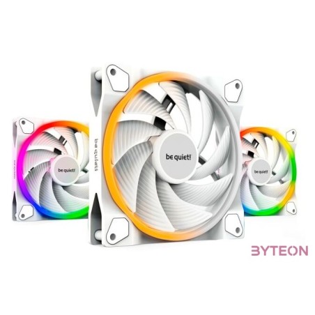 Be Quiet LIGHT WINGS WHITE PWM high-speed Triple-Pack (RGB, 2500rpm, 31dB)120mm fehér ventilátor