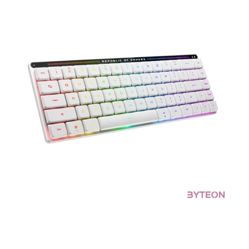 ASUS ROG Falchion RX Low Profile fehér vezeték nélküli billentyűzet