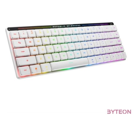 ASUS ROG Falchion RX Low Profile fehér vezeték nélküli billentyűzet