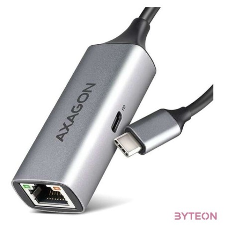 Axagon ADE-TXPD Kompakt alumínium USB-C 3.2 Gen1 Gigabit Ethernet 10,100,1000Mbit adapter