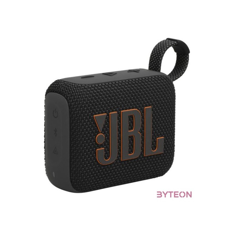 JBL Go 4 BLK fekete hordozható Bluetooth hangszóró