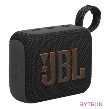 JBL Go 4 BLK fekete hordozható Bluetooth hangszóró