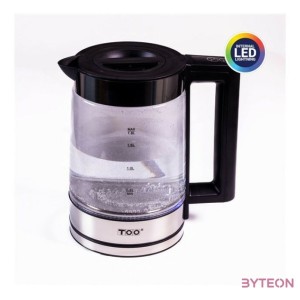 TOO KE-830 1,8 L-es LED-es prémium üveg vízforraló