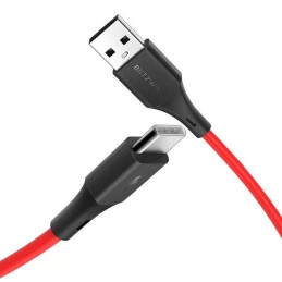 USB-kábel USB-C-hez BlitzWolf BW-TC15 3A 1,8 m (piros)