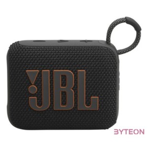 JBL Go 4 BLK fekete hordozható Bluetooth hangszóró