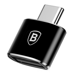 Baseus USB-USB Type-C 2.4A adapter (fekete)