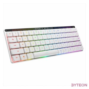 ASUS ROG Falchion RX Low Profile fehér vezeték nélküli billentyűzet
