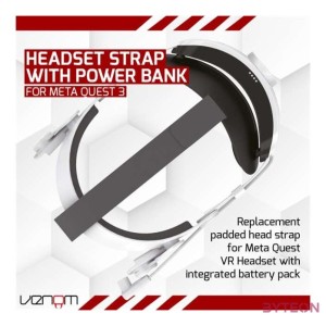 Venom VS4209 Meta Quest 2 & 3 univerzális headset pánt  5000mAh akkumulátor csomag