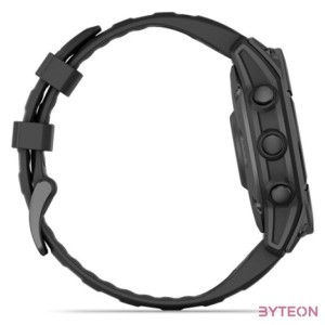 fenix E, Slate grey Steel w,Black Silicone Band, 47 mm