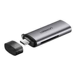 UGREEN 2 az 1-ben USB-C 3.1, microSD + SD kártyaolvasó (szürke)