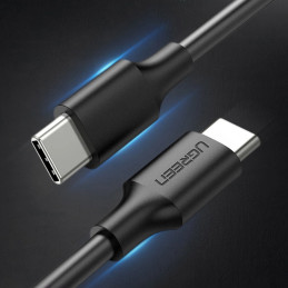 Pozłacany kabel USB-C UGREEN 1,5m czarny