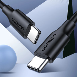 Pozłacany kabel USB-C UGREEN 1,5m czarny