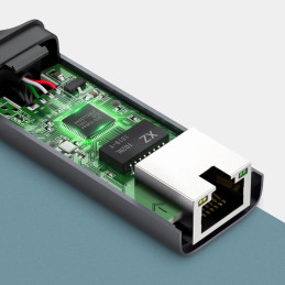 UGREEN RJ45 USB-C – Gigabit Ethernet adapter, alumínium (szürke)