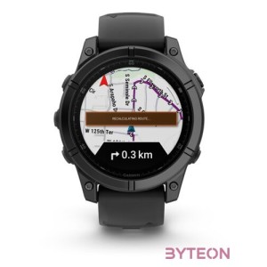 fenix E, Slate grey Steel w,Black Silicone Band, 47 mm