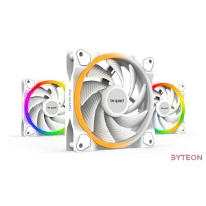Be Quiet LIGHT WINGS WHITE PWM high-speed Triple-Pack (RGB, 2500rpm, 31dB)120mm fehér ventilátor