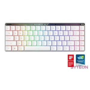 ASUS ROG Falchion RX Low Profile fehér vezeték nélküli billentyűzet