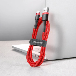 USB-USB-C kábel Baseus Cafule 2A 3m (piros)