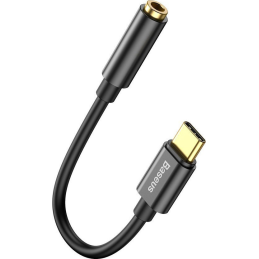 Baseus L54 USB-C audioadapter + 3,5 mm-es mini jack csatlakozó (szürke)