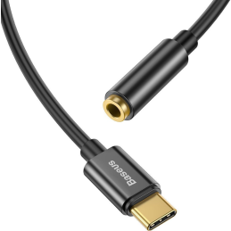 Baseus L54 USB-C audioadapter + 3,5 mm-es mini jack csatlakozó (szürke)