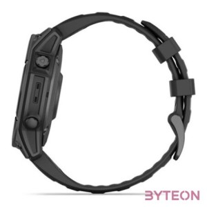 fenix E, Slate grey Steel w,Black Silicone Band, 47 mm