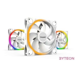 Be Quiet LIGHT WINGS WHITE PWM high-speed Triple-Pack (RGB, 2500rpm, 31dB)120mm fehér ventilátor