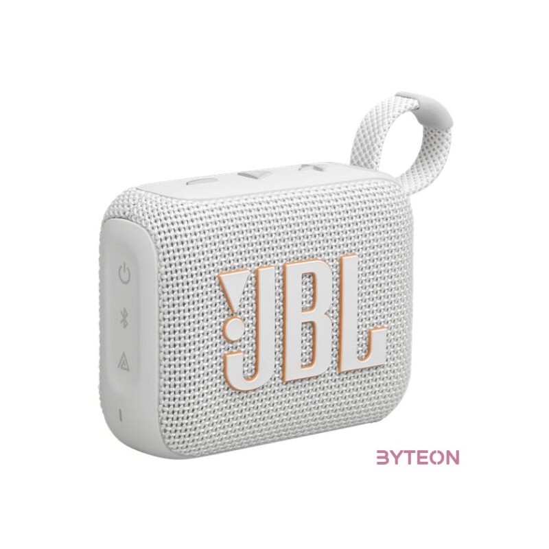 JBL Go 4 WHT fehér hordozható Bluetooth hangszóró