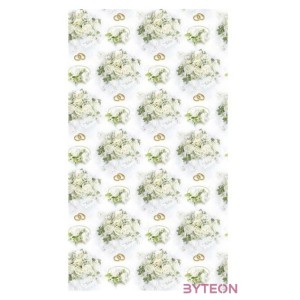 IRIS tekercses csomagoló papír, karácsony, különböző mintákkal, 200x70cm, 60g,m2