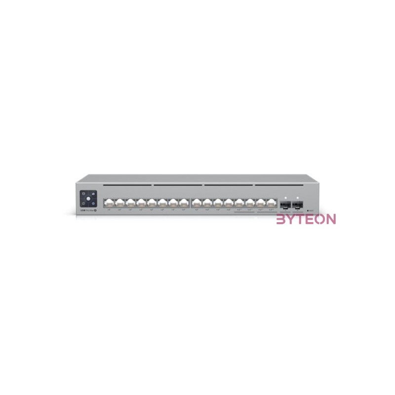 Ubiquiti USW-Pro-Max-16-PoE 12port GbE LAN PoE 4x2.5GbE Multi-Gigabit LAN PoE 2xSFP port L3 menedzselhető switch