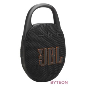 JBL Clip 5 BLK fekete hordozható Bluetooth hangszóró