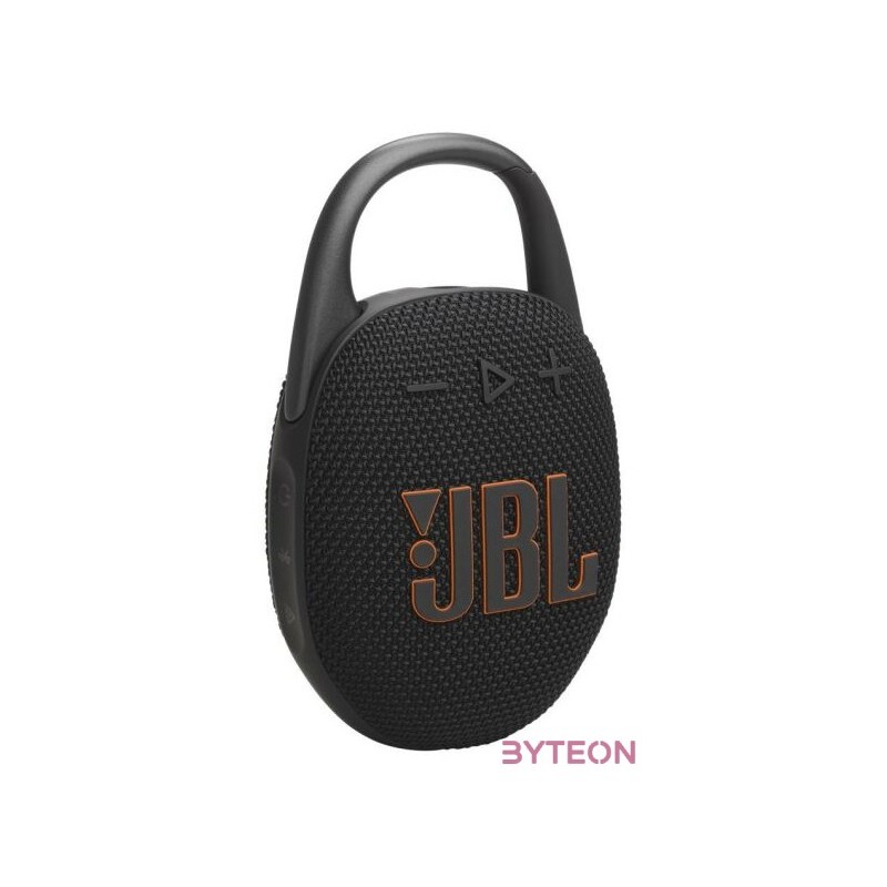 JBL Clip 5 BLK fekete hordozható Bluetooth hangszóró